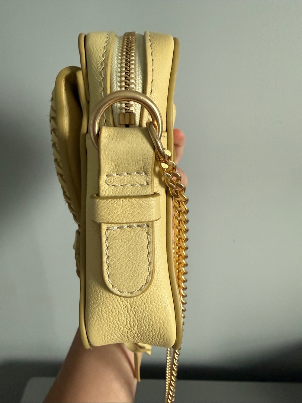 See by Chloé Joan Mini Camera Bag – Pale Yellow/Cream - Picture 9 of 10